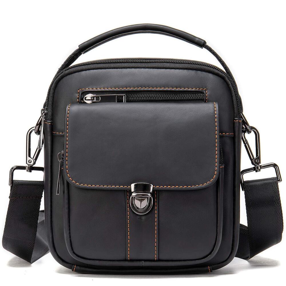 1352 Man Purses and Bags Small, Mini Leather Messenger and Shoulder Bag